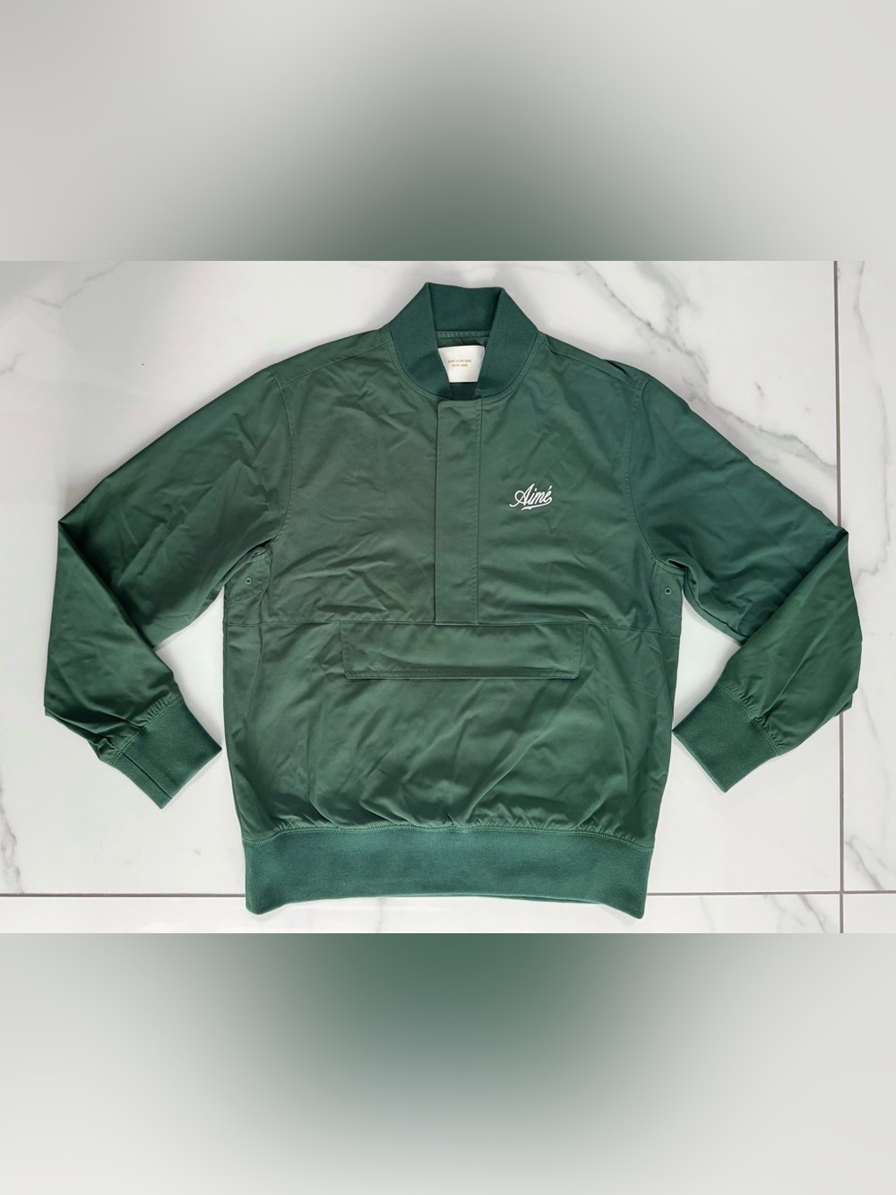 Aimé Leon Dore “Good Sportsmanship” Green Pullover Jacket (Size S)